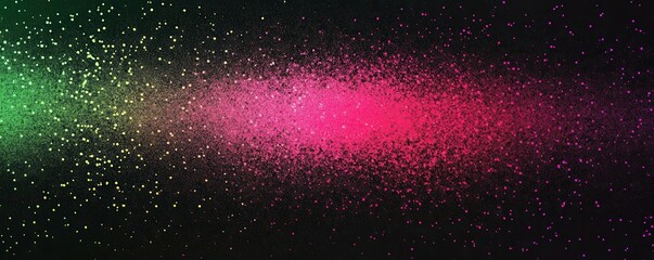 Wall Mural - grainy background, abstract pink magenta green noise texture vibrant glowing color gradient shape, b