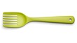 © Tanakrit - A vibrant green fork designed for easy serving, featuring a durable handle and wide tines for optimal functionality in the kitchen.