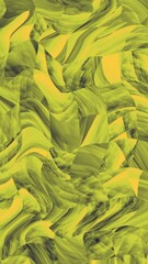 Wall Mural - Abstract vertical yellow wave motion background seamless loop video