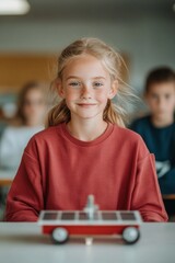 Poster - Scandi-Chic STEM Showcase Solar-Powered Car Project in Modern ClassroomEmpowering Girls with Sustainable, Hands-On Learning for Eco-Conscious Future Skills in Education
