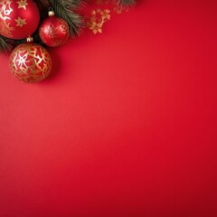 Wall Mural - textured red paper christmas spring festival lunar new year craft card plain background