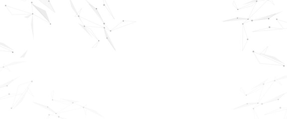Aufkleber - Vector illustration of minimalistic design with connecting the dots and lines.