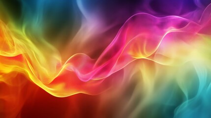 Poster - A colorful heartbeat graph flowing smoothly across a digital display, representing the life force and energy of a beating heart in a captivating design