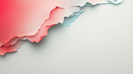 Leinwandbilder - Creative mock up space with layered abstract design suitable for adding text or branding elements. Generative AI