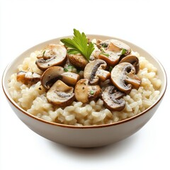 Wall Mural - Creamy arborio rice cooked with mushrooms