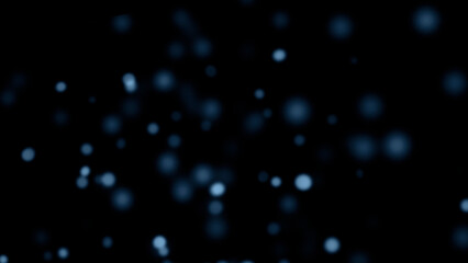 Wall Mural - blurred blue fire embers sparks on black background . texture isolated overlays. concept of particle