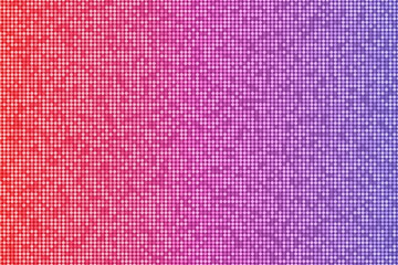 halftone fading pink flowing into purple mosaic background, vector retro neon disco banner template.