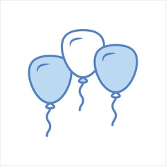 Balloon vector icon