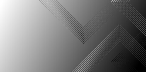 Leinwandbilder - Abstract modern grey stripes rectangle layer overlapping dynamic shape background. abstract grey gradient background with layered dimension. abstract design for business corporate presentation vector	