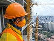 © queen - Construction Worker Safety Helmet View