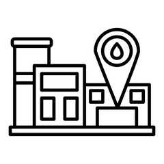 Poster - Industry location Icon