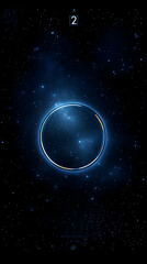 Wall Mural - Cosmic Circle Abstract Background