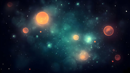 Wall Mural - Cosmic Abstract Background Illustration