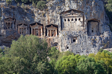 Wall Mural - The rock tombs of Myra, Turkey