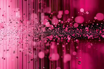 Wall Mural - Abstract pink bubbles background