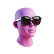 © Rysak - lilac mannequin wearing black sunglasses