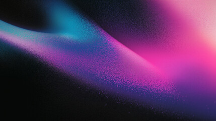 Leinwandbilder - Abstract gradient background with a grainy texture in purple, blue, and pink tones. Minimalist vector illustration with a cinematic dark palette, featuring watercolor and flat art elements, hyper-real