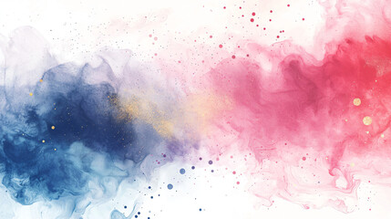 Wall Mural - Pink Blue Abstract Art