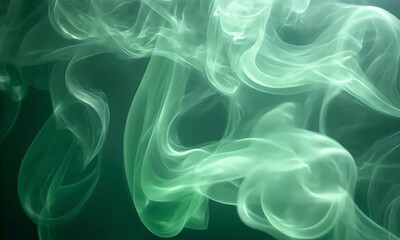 Wall Mural - a swirling mass of ethereal smoke creates a mesmerizing, abstract visual, evoking a sense of mystery