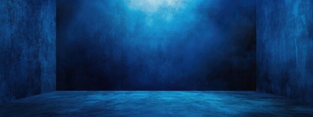 Wall Mural - blue textured background with dramatic lighting effects and empty space for text placement. copy spa