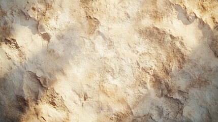 Wall Mural - textured beige wall surface with weathered appearance and natural variations featuring subtle shadow
