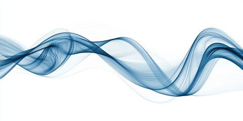 Wall Mural - wave lines mimicking wind or air currents.