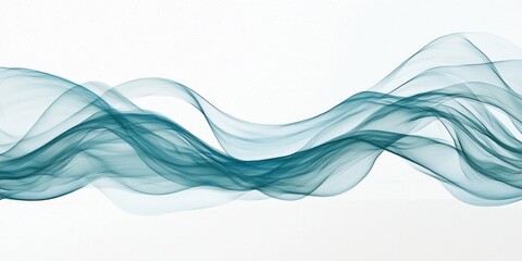 Wall Mural - wave lines mimicking wind or air currents.