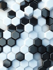 Wall Mural - Abstract hexagonal wallpaper/background/backdrop