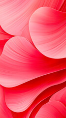 Fototapete - Vibrant layers of pink petals create a striking abstract display in this close-up