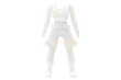 © K-Signature - A stylized action figure with a modern design, featuring detailed armor and accessories, showcasing a dynamic pose.