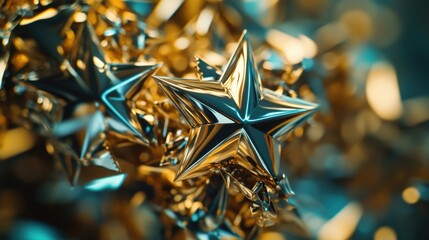 Wall Mural - Shiny Star Close Up