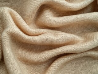 Poster - Beige Fabric Close-Up