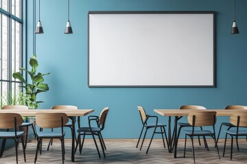 Wall Mural - Modern Meeting Room Interior Design With Blank Whiteboard