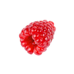 Wall Mural - Raspberry fruit isolated on transparent background