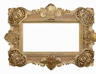 Wall Mural - antique gold frame