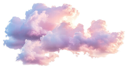 Wall Mural - PNG Cloud sky pastel pastel clouds.