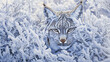 © Anna - Snow-covered Lynx in Snowy, Tree-Lined Area