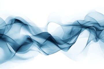 Aufkleber - A minimalist depiction of a single wave crest in bold blue and white lines, set against a plain light gray background