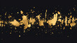 © Thiago - gold foil splatter