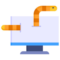 Poster - Worm Icon