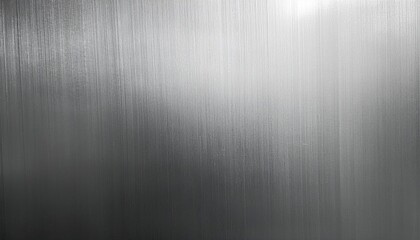 Wall Mural - brushed metal texture: a sleek, gray background