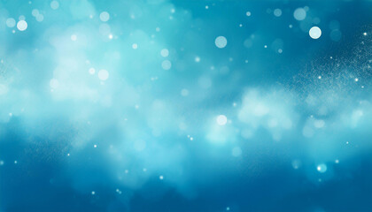 soft and shiny bokeh is falling randomly on clouds texture blue grunge texture with bokeh beautiful blue watercolor background with glitter particles light blue bokeh background for design