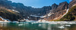 © Stephen - Panoramic of Iceberg Lake, Many Glacier, Glacier National Park, Montana