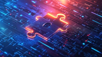 Digital Puzzle Piece:  Solution in Technological Landscape