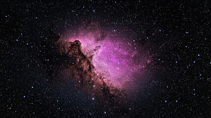 Wall Mural - Cosmic Nebula: A Celestial Tapestry of Stars and Stardust in the Vast Universe