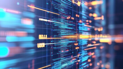 Poster - Abstract Data Stream: A Visual Representation of Digital Information Flow