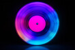 © Digital Sensei - Vinyl record isolated color background