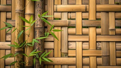 Wall Mural - bamboo background