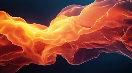 Wall Mural - dust pollution concept. abstract vibrant flames create stunning visual effects in dynamic colors and