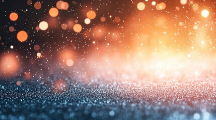 Wall Mural - dust pollution concept. vibrant sparkles and glowing orbs create a mesmerizing visual effect.